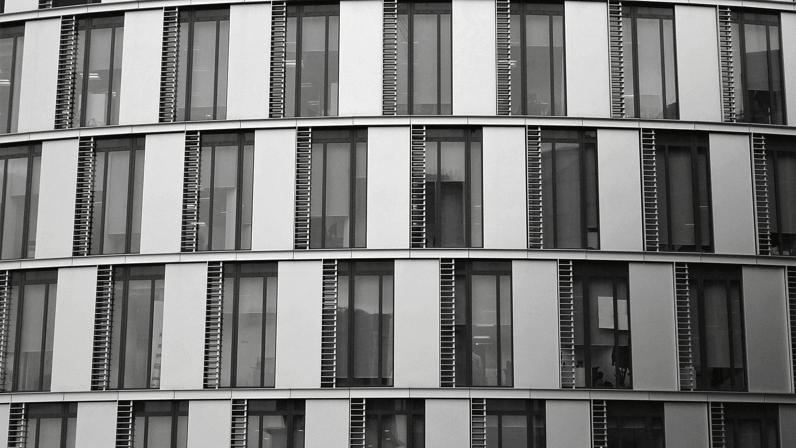 Contemporary residential building exterior with clean architectural lines